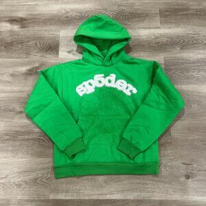 green sp5der hoodie